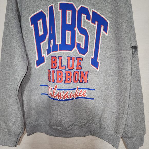 Pabst blue ribbon beer Milwaukee men's medium sweatshirt - Picture 5 of 5